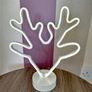 Neon Light Up Christmas Reindeer/Stag Image 2