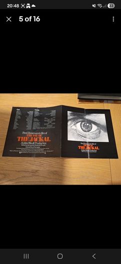 1973 The Day Of The Jackal Press Kit Material