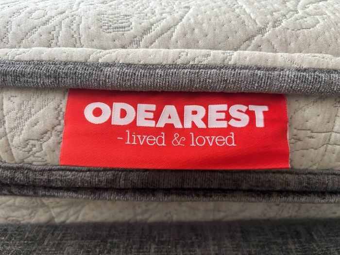 King Size Bed Frame (Dark Grey) & Odearest Glenveigh 1800 Pocket Spring Mattress (5ft)