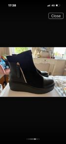 black  boots