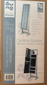 Standing Mirror/Mirrored Jewellery Cabinet BRAND NEW Unopened