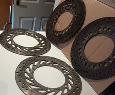 brake discs motobike honda deauville 650