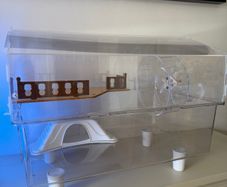 Hamster Cage with Wheel and Accessories