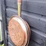 old copper  bed pan Image 3