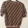 knitted short sleeve top Image 7