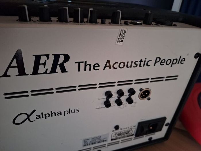 Acoustic guitar  amp Aer Alpha plus