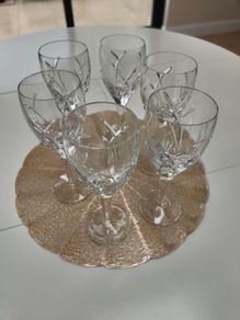 John Rocha red wine glasses (6)