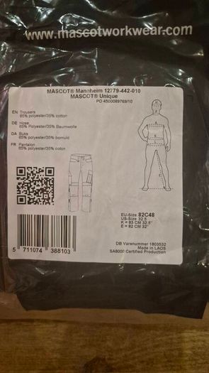 Mascot 12779 Mannheim Trousers with Kneepad Pockets