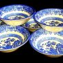 6 Vintage EIT Blue Willow Bowls-Pristine Image 8