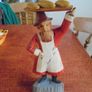Hand Carved Figures x 2 for Sale Image 5