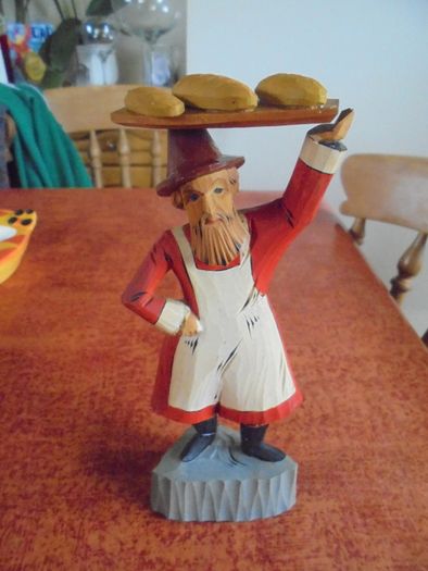 Hand Carved Figures x 2 for Sale