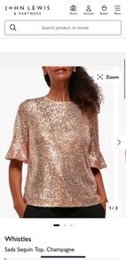 Ladies sequence top