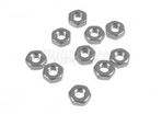 M3 Stainless Steel Solid Heavy Hex Nuts Metric Thread Nuts Never Rust 40Pcs