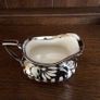 Stunning Vintage Silver and cream Georgian England Milk jug and sugar bowl set Image 5