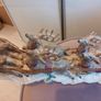 Long santa in sleigh christmas decoration Image 3
