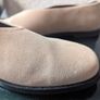 COS beige leather flat shoes Image 2