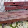 solid wood bench Image 2