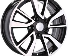 16" Qashqai Type Black Alloy Wheels Honda Hyundai Kia Mazda Mitsubishi Nissan Renault Subaru Suzuki Toyota 5x114,3