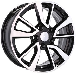16" Qashqai Type Black Alloy Wheels Honda Hyundai Kia Mazda Mitsubishi Nissan Renault Subaru Suzuki Toyota 5x114,3