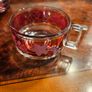 Beautiful ruby glass iced tea set Image 4