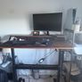 Fenge Electric Standing Desk with Drawer,120 x 70cm Height Adjustable Sit Stand Desk Image 2