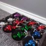 Retro Vintage Style Christmas Baubles one Box of x12 Glass Ornaments Image 6