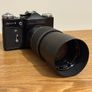 Film Camera Zenit-E with Hanimex 200mm Lens Image 5