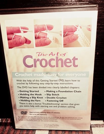 The Art Of Crochet. Getting Started. DVD