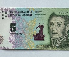 Argentina 5 Pesos Banknote