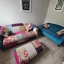 3 + 2 Seater Sofa with Matching Pouffe Image 3