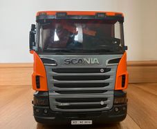 Orange bin truck toy