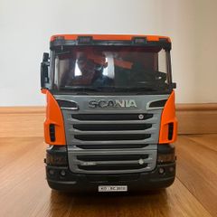 Orange bin truck toy