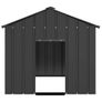 Dog House with Roof 113x153x101 cm Galvanised Steel Image 3