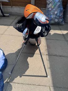kids golf clubs and bag