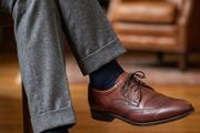 Quality Men's Dark Brown Barker Shoes
