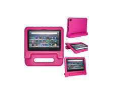 For Amazon Fire 7 2022 12th Gen Case Kids Shockproof Tablet Smart Cover Handle Pink New