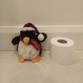 Christmas penguin soft toy Image 2