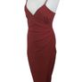 Pretty Little Thing Red Strappy Pencil Wrap Dress  Uk 10 BNWTS includes postage Image 2