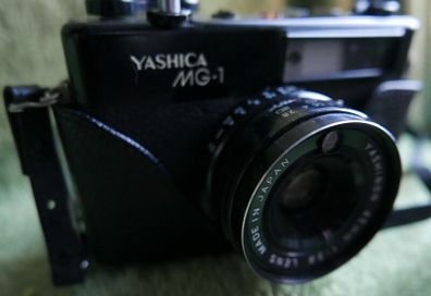 Yashica MG-1 35mm Film Rangefinder Camera with Yashinon 45/2.8 Lens - Tested