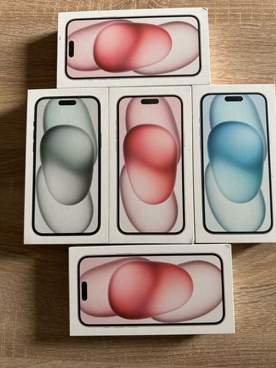 Iphone 15,128gb All Colours Brand New Sealed 1 Year Apple Warranty Free Screen Protector and phone Cover Receipt