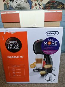 brand new nescafe dolce gusto coffee machine with orla kiely espresso cups