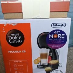 brand new nescafe dolce gusto coffee machine with orla kiely espresso cups