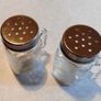Salt & Pepper, Small, Cute, Glass Jars (new). Image 4