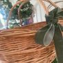 ShabbyChic Vintage Basket and Wreath Image 5