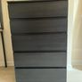 IKEA KULLEN 5-Drawer Chest in the Black-Brown finish Image 2
