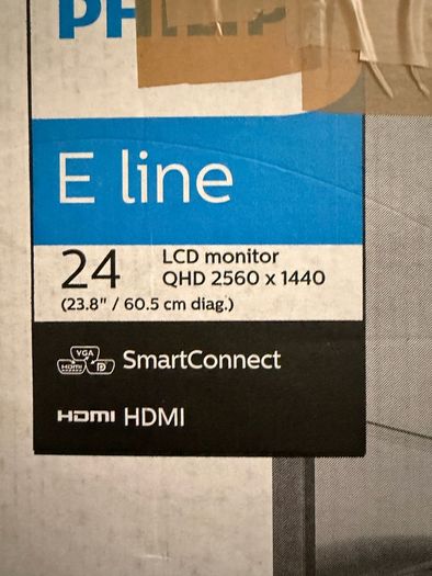 Philips 24 inch QHD 1440p IPS Monitor 245E1S