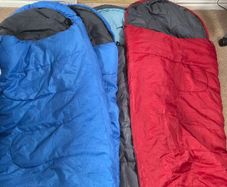 Four adult sleeping bags