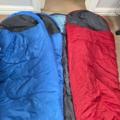 Four adult sleeping bags