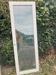 PVC double glazed Door one 72cm x 210cm