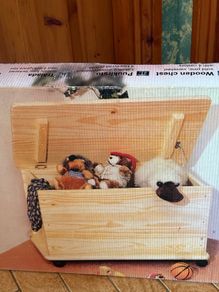 Brand New and Unused Solid Pine Wooden Storage Chest with Castors